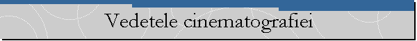 Vedetele cinematografiei